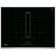 Table de cuisson aspirante induction NEFF 70cm 4 feux 7400W noir/inox - T47TD7BN2-0