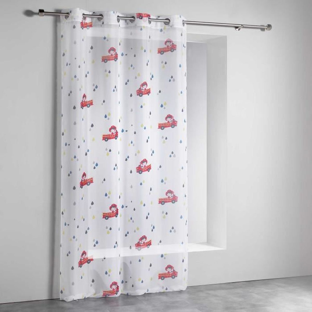 Camions /& Transport rideaux doublés Enfants Chambre à coucher 66/" x 54/" 168 cm x 137 cm