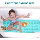 ACMETOP Tapis de Baignoire Sécurité, Idéal pour Bébé, Agés, Femmes Enceintes, Anti Glisse, Forte Adsorption,100×40 CM, Salle de Bain, Douche