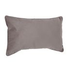 ATMOSPHERA Coussin "Lilou" Effet velours 30 x 50 cm - Couleur: Coussin "Lilou" 30 x 50 cm taupe-taupe$Beige