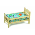 Lit de poupée en bois - LEGLER - Small foot 9601 - Oreiller et couverture en forme de coeur - A partir de 3 ans