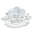 Ensemble De 33 Ustensiles Pour Décoration De Gâteau - Emporte-Pièces Fleurs, Feuilles Et Formes Variées Pour Pâte à Sucre Et Biscuits