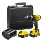 STANLEY FATMAX Stanley - V20 Perceuse visseuse à percussion 80 Nm BRUSHLESS - Lithium 18V - 2 batteries 4A - SFMCD721M2K-QW