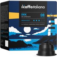 96 Capsules de Café Dek compatibles avec  machines Dolce Gusto - Dolce Gusto 96 x Dosettes - Il caffè Italiano