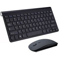 2.4G sans fil clavier et souris Mini multimédia clavier souris ensemble combiné pour ordinateur portable ordinateur portable