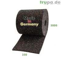 Tapis noir antidérapant 5000 X 125 x 8 mm - Fabriqué en Allemagne - Anti-vibrations 