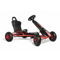 Kart à pédales Rolly Toys - Ferbedo GoKart AR 8R - Rouge et noir - Pour enfants de 5 à 11 ans