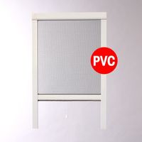 Moustiquaire de fenêtre en PVC L80 x H100 cm - Recoupable en largeur et hauteur