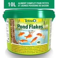 Alimentation Tetra Pond Flakes 10 litres pour p…