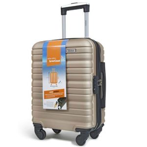 Aerolite 45x36x20cm easyJet taille maximum ABS Valise cabine rigide Sous le Siege Trolley Bagage a main