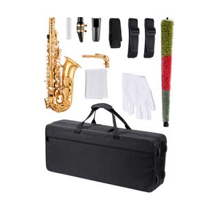 Bec De Saxophone Alto En Laiton Avec Ligature Et Capuchon - Modèle 8C - Idéal Pour Passionnés Et Musiciens