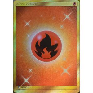CARTE A COLLECTIONNER carte Pokémon 167-147 Energie Feu SECRETE SL3 - So