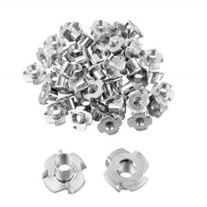 Homyl 80Pcs M3-M8 Zingu/é /à Quatre Griffes Meubles T /Écrou