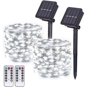 GUIRLANDE D'EXTÉRIEUR Guirlande Lumineuse Exterieur Solaire,200LED Guirl