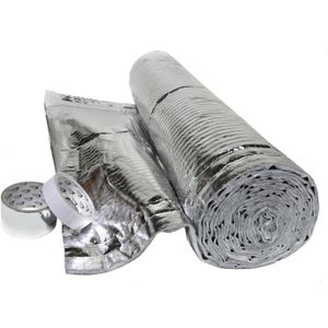 Rouleau isolation thermique en aluminium réfléchissant 50m Isolant  aluminisé - Cdiscount Bricolage