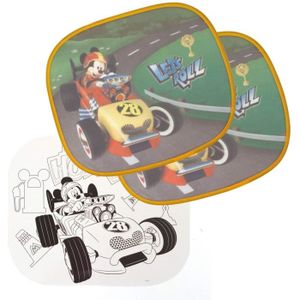 Sambros Car-501 01 Mickey Mouse Pare-soleil auto arrière