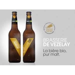 BIERE Bière blonde bio 4,6° Vezel 50cl 50 cl Bière de Vezelay