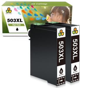 Cartouches d'Encre FINEST-4U 503 XL Compatible avec Epson 503 XL Epson  503XL Lot de 8 ( 2 Noir + 2 Cyan + 2 Magenta + 2 Jaune ) - Cdiscount  Informatique