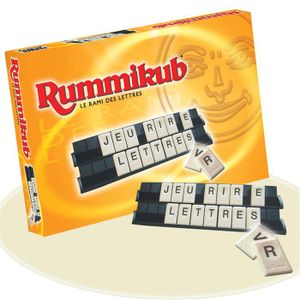 JEU SOCIÉTÉ - PLATEAU Rummikub Lettres - Jeu de société de réflexion - J JEU SOCIÉTÉ - PLATEAU Rummikub Lettres - Jeu de société de réflexion - J