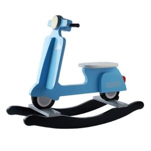 scooter a bascule en bois