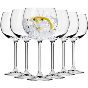 Verres à vin (lot de 6) - Cristal D'Arques - Diamantis - Brocante