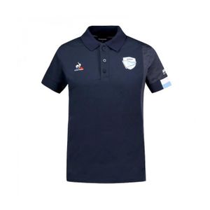 TENUE DE RUGBY POLO PRESENTATION BLEU MARINE AVIRON BAYONNAIS - LE COQ SPORTIF