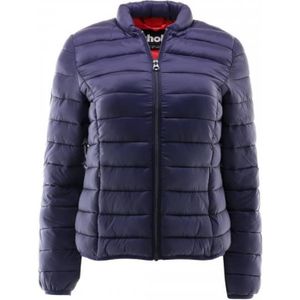 Doudoune bleu marine et camel femme online