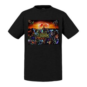 T-SHIRT T-shirt Enfant Noir League Of Legends Champions