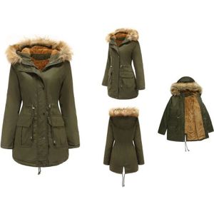 PARKA Veste Parka Militaire d'hiver en Laine Polaire Cha