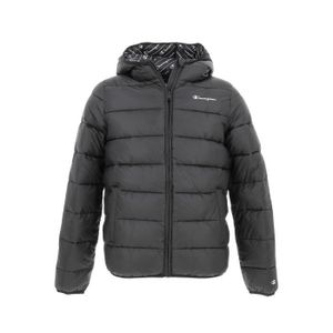DOUDOUNE Doudoune synthétique - Champion - Hooded jacket - Noir - Sports d'hiver - Manches longues