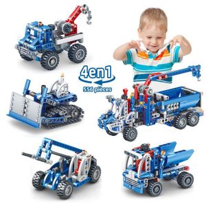 HOMETTER Jeu de Construction, Cadeau de Noël Blocs de Construction pour  garçons, Jouet éducatif STEM pour Enfants Âge 3 4 5 6