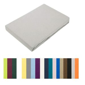 Träumeland TT02163 Drap Housse Jersey Gris Foncé 60 x 120 70 x 140 cm 