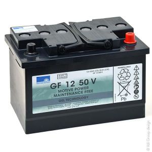 BATTERIE VÉHICULE Batterie plomb traction GF12050V 12V 50Ah Auto - B