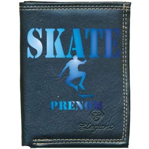 Sylla Plume Color Porte chequier et Porte Monnaie en Cuir pour Femme Noir personnalise avec Votre prenom