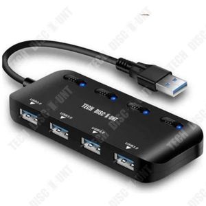 HUB TD® Hub USB 3.0 Multiprise, Multi 4 Ports USB Mult
