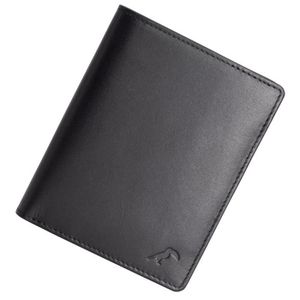 RFID blocking homme cuir carte de crédit Portefeuille avec poche monnaie Noir SM-904 