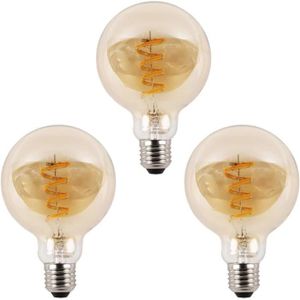 AMPOULE INTELLIGENTE Ampoule LED intelligente Zigbee | Modèle d'ampoule Zigbee E27 G95 | Source de lumière en spirale | Double blanc 1800-6000K |[D18944]