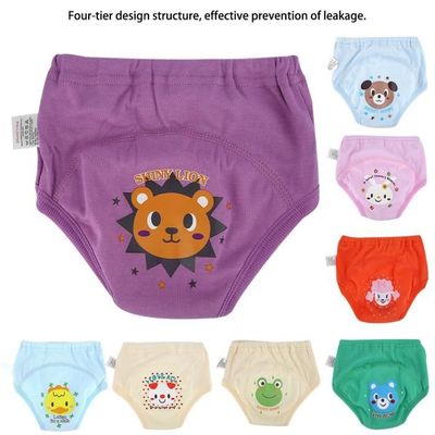 Couche-culotte réutilisable en coton lavable pour bébé, 1 pièce/lot,  pantalon d'apprentissage pour enfant