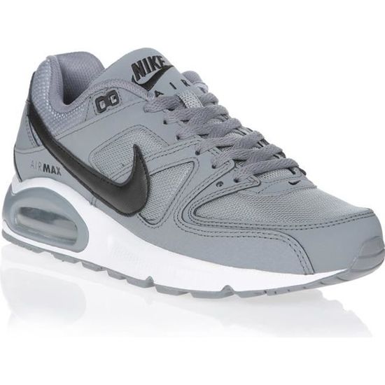 Baskets Homme NIKE Air Max Command Cuir Gris clair