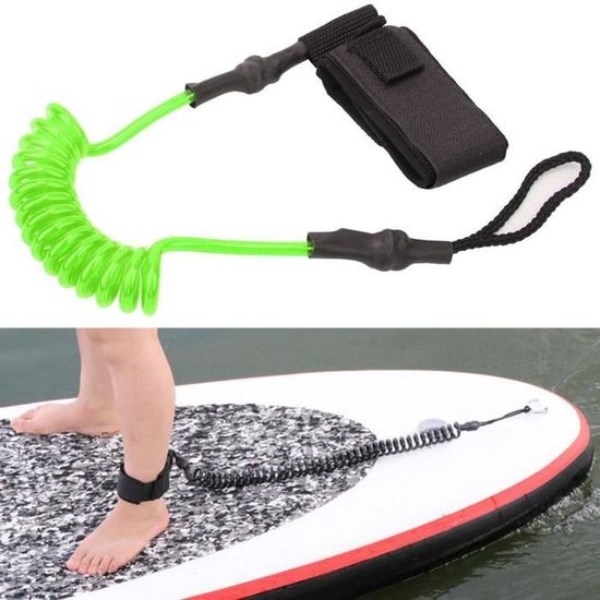 Sangle/laisse Pour Planche De Surf Ou Paddle - Longueur 251cm, TPU Résistant, Double Sécurité, Confortable - 9