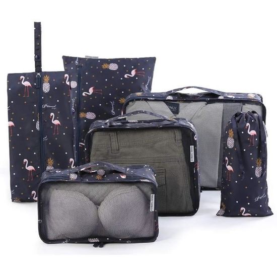 Sac Organisateur Voyage Ensemble De Piu00e8ces Ensemble De Sacs