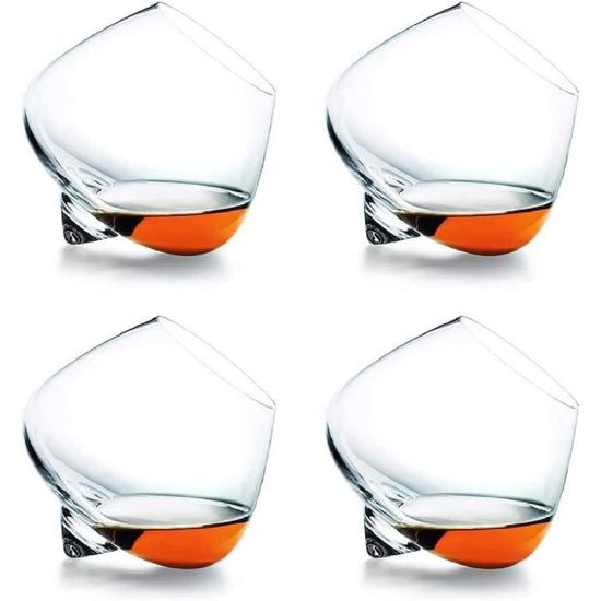 Verre Culbuto, Verre a Bascule Rhum, Personnalisé verres à whisky pour