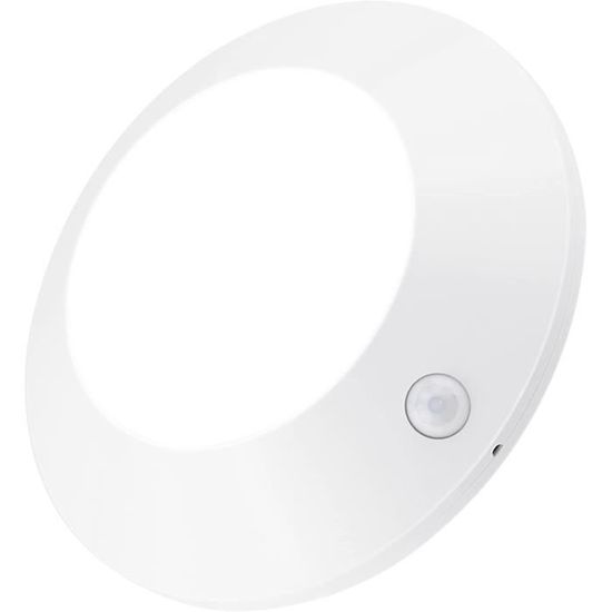 Plafonnier LED Sans Fil 6000mAh Avec Détecteur Mouvement & Télécommande – 19 Cm, 3000K-6500K Dimmable