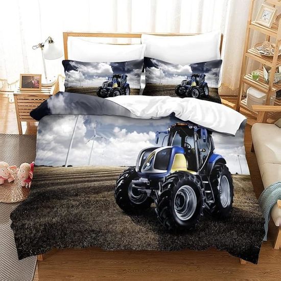 Parure De Lit Enfant 3D Motif Hunter’s Demon – Housse Couette 140x200 Cm + Taies D’oreiller – Microfibre Douce, Lavable, Cadeau Noël