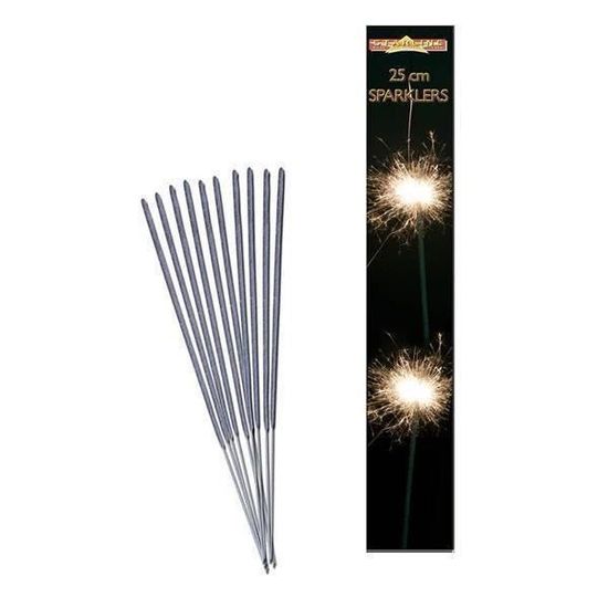 CIERGES MAGIQUES PACK DE 10 - 25 CM- ZENDA CLUB