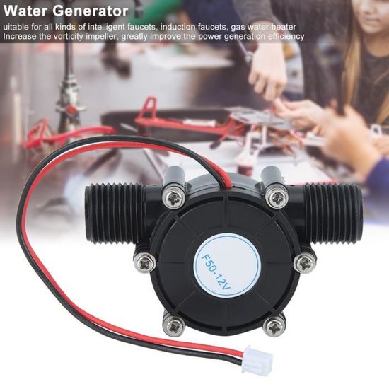 Mini-générateur Hydroélectrique Portable 500W – Alliage Aluminium – 110V
