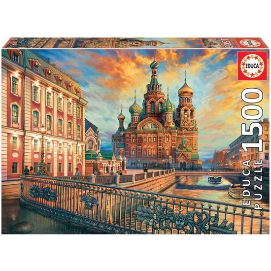 Puzzle 1500 pièces EDUCA - Saint-Pétersbourg - Architecture et monument