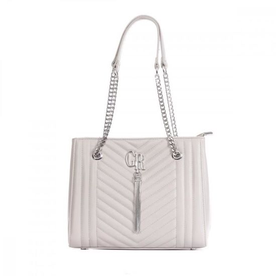 Sac Bandoulière Georges Rech En Cuir Gris - Neuf Avec Étiquettes