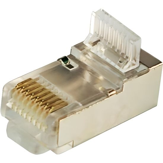Lot De 100 Pc S Connecteurs Rj45 Connecteur Ma Prix Pas Cher Cdiscount