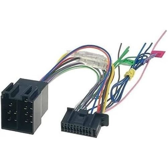 Adaptateur Faisceau Autoradio ISO Compatible Alfa Romeo Mito Giulietta, Fiat 500X, Jeep Renegade Et Plus